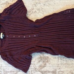American Eagle Outfitters Maroon Sweater
